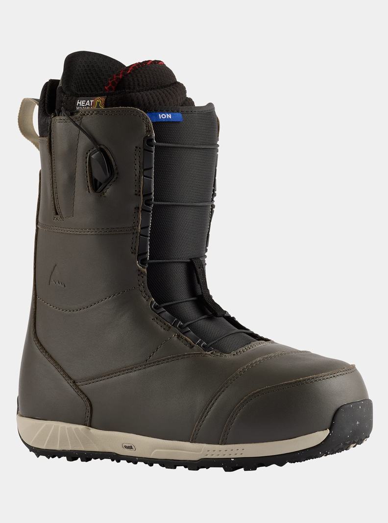 Burton Ion Leder Snowboardboots Herren Grau | 396-TWAXZH