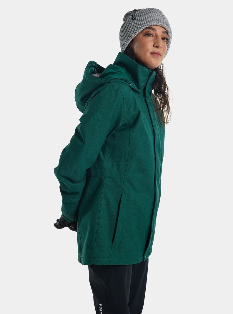 Burton Jet Set 2L Snowboardjacke Damen Braun | 309-WBUXGD