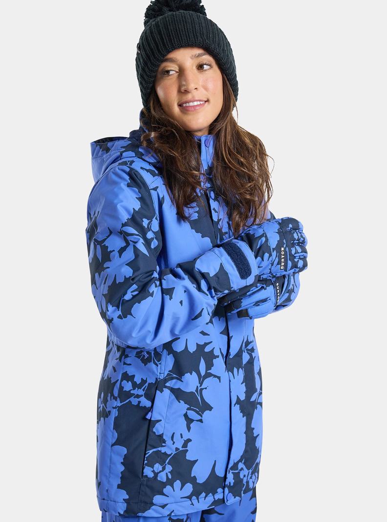 Burton Jet Set 2L Snowboardjacke Damen Blau | 569-RAOTKZ