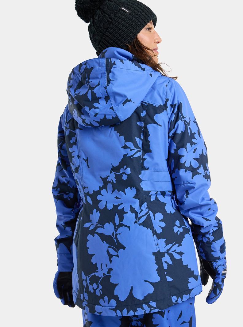 Burton Jet Set 2L Snowboardjacke Damen Blau | 569-RAOTKZ