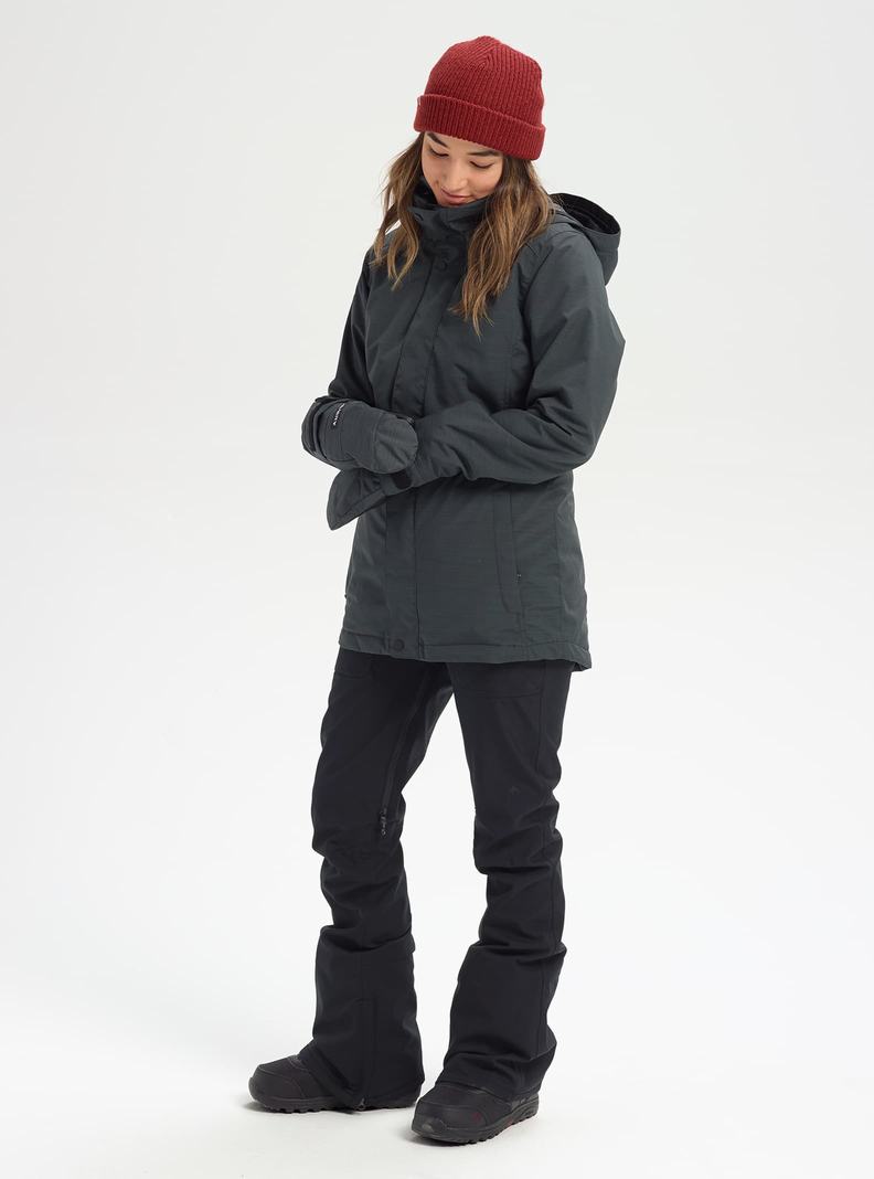 Burton Jet Set 2L Snowboardjacke Damen Schwarz | 193-DSHBCW