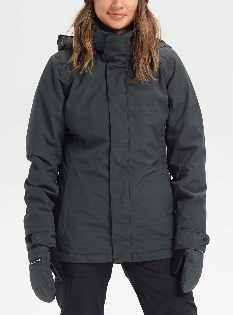 Burton Jet Set 2L Snowboardjacke Damen Schwarz | 193-DSHBCW