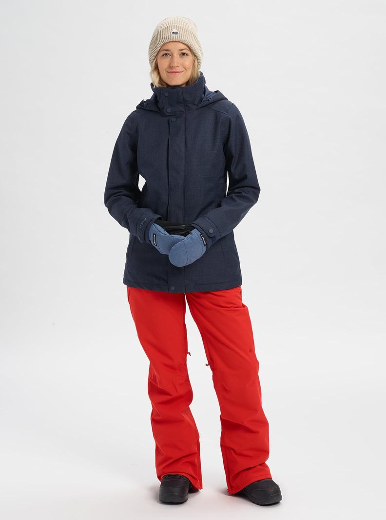 Burton Jet Set Snowboardjacke Damen Blau | 109-IAEUXY