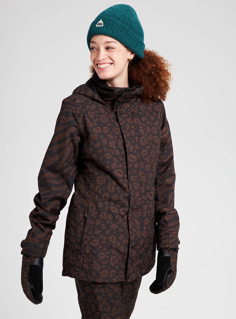 Burton Jet Set Snowboardjacke Damen Grau | 123-IRNOUD