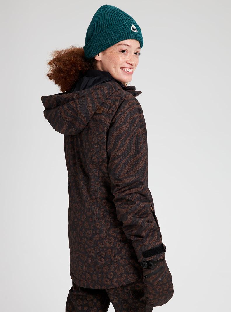 Burton Jet Set Snowboardjacke Damen Grau | 123-IRNOUD