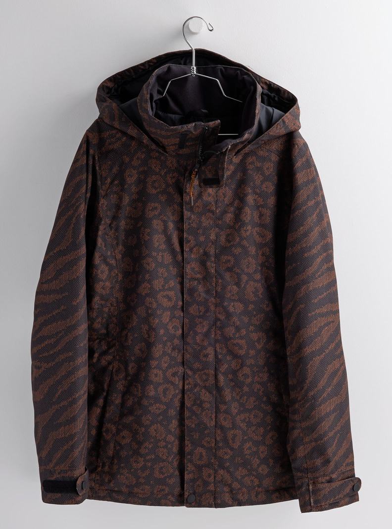 Burton Jet Set Snowboardjacke Damen Grau | 123-IRNOUD