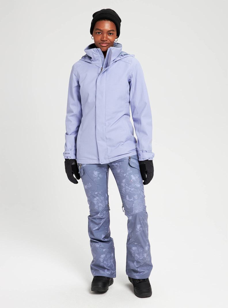 Burton Jet Set Snowboardjacke Damen Lila | 761-EHIJVK