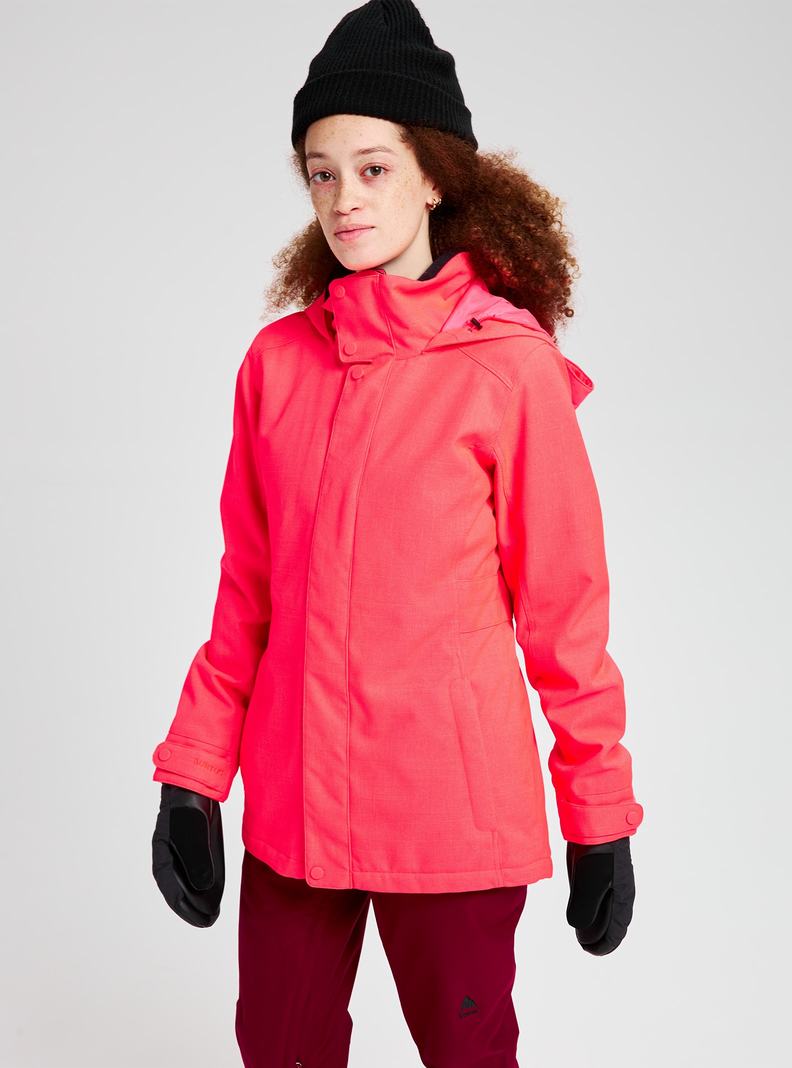 Burton Jet Set Snowboardjacke Damen Rosa | 723-UCNEVT