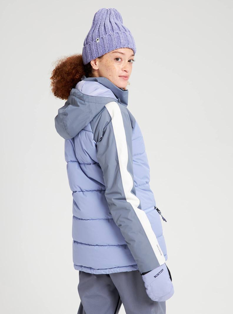 Burton Keelan Snowboardjacke Damen Lila Grau | 648-FEDCLY