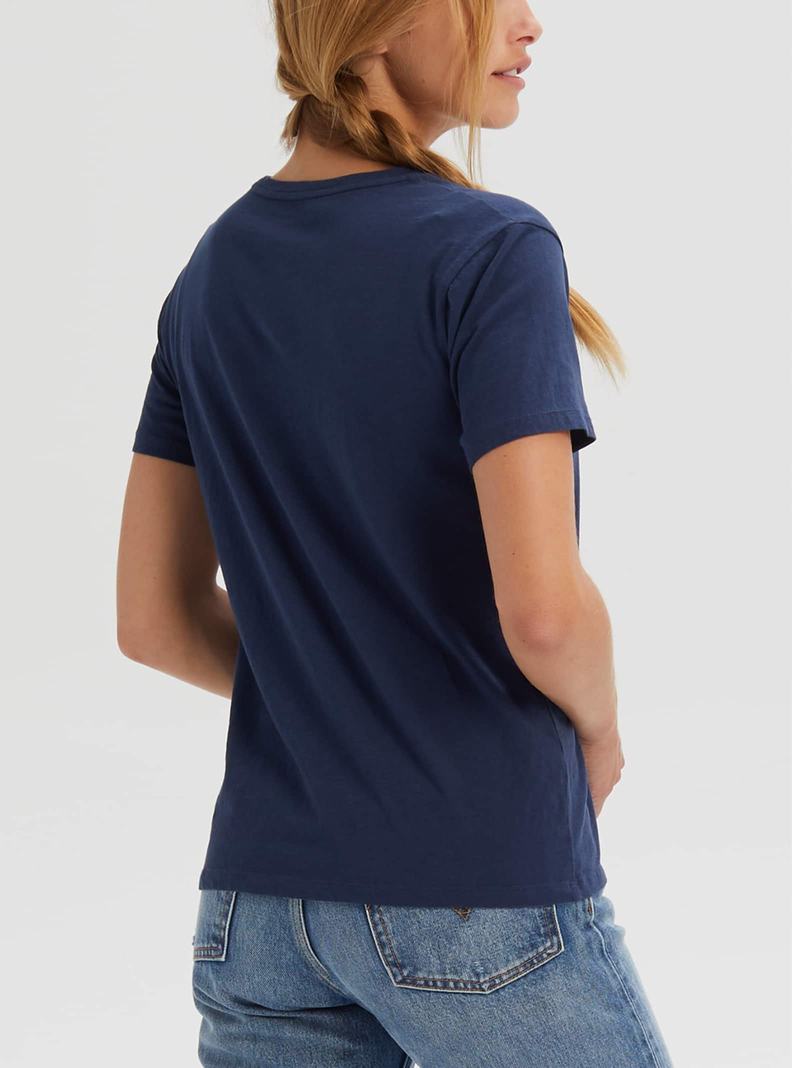 Burton Klassische Kurzes Sleeve T-Shirts Damen Blau | 703-MNGLCP