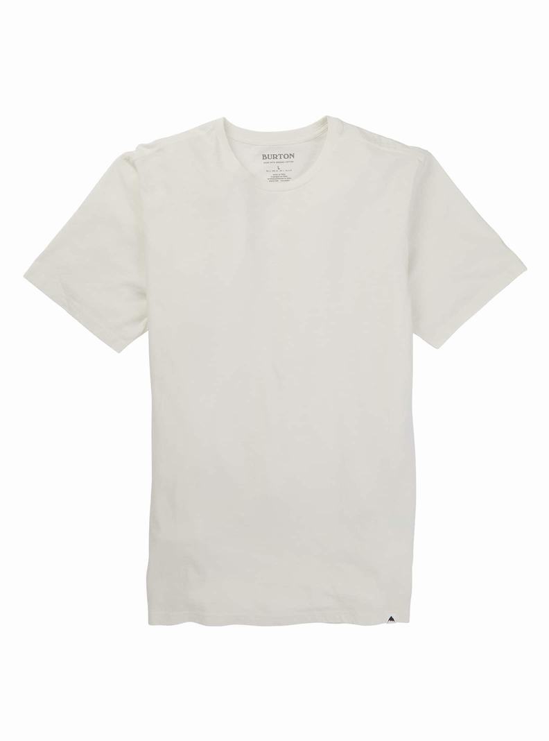 Burton Klassische Kurzes Sleeve T-Shirts Herren Weiß | 738-XOPDGZ