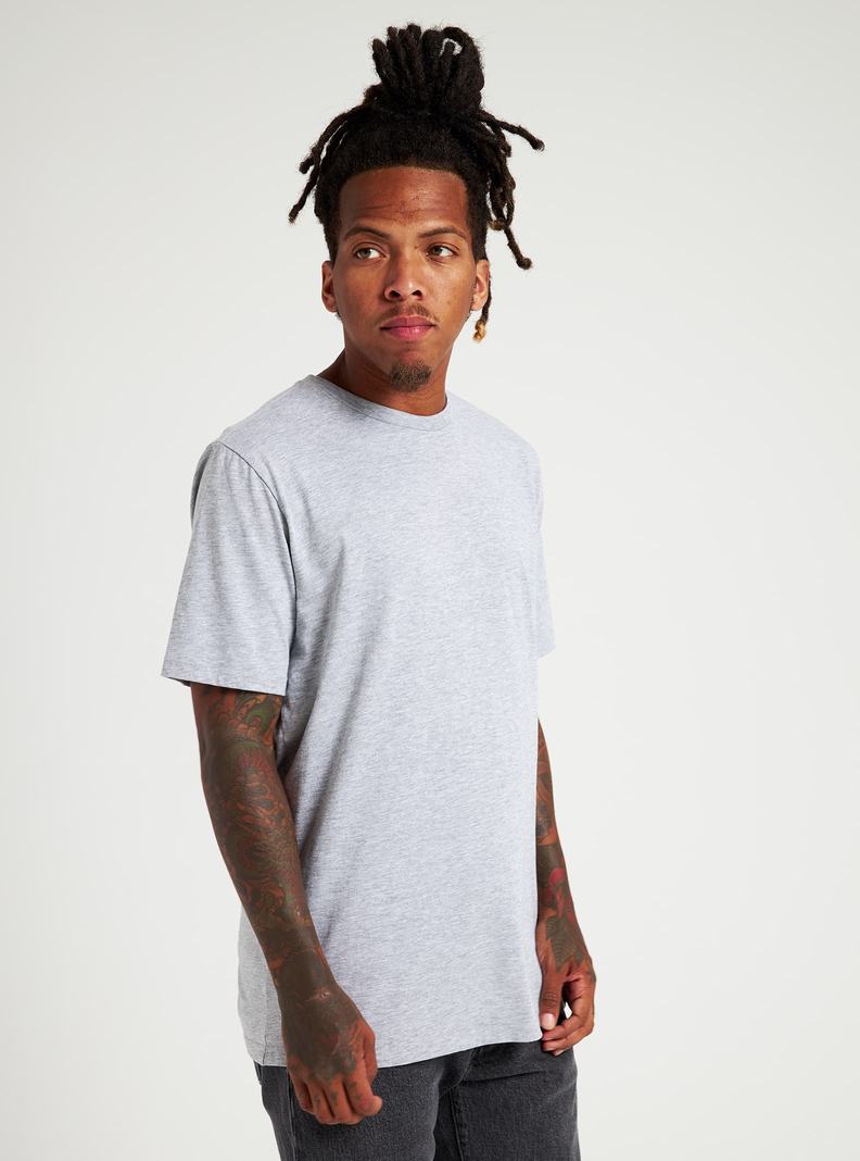 Burton Klassische Kurzes Sleeve T-Shirts Herren Grau | 859-EJKLXO