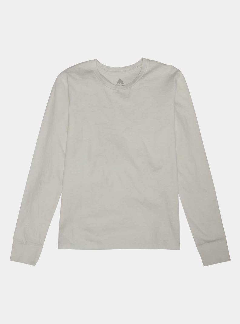 Burton Klassische Long Sleeve T-Shirts Damen Weiß | 812-NKYJLH