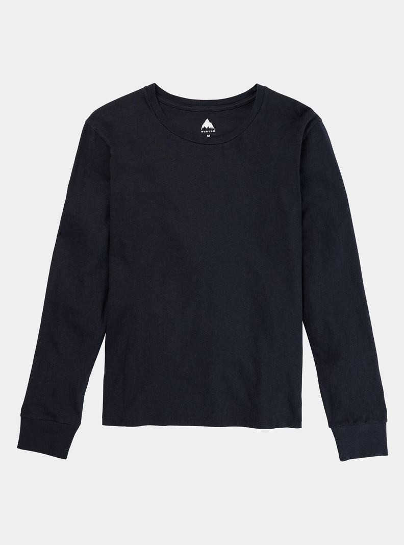Burton Klassische Long Sleeve T-Shirts Damen Schwarz | 925-PEBQIT