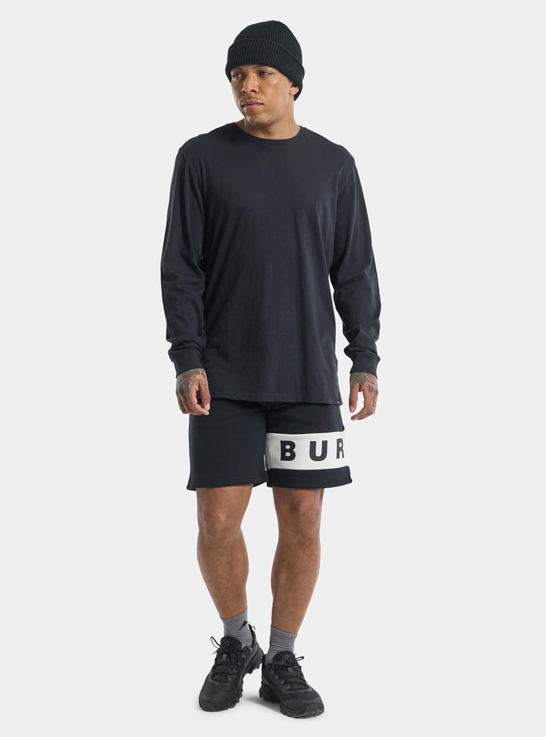 Burton Klassische Long Sleeve T-Shirts Herren Schwarz | 687-ANLHCQ