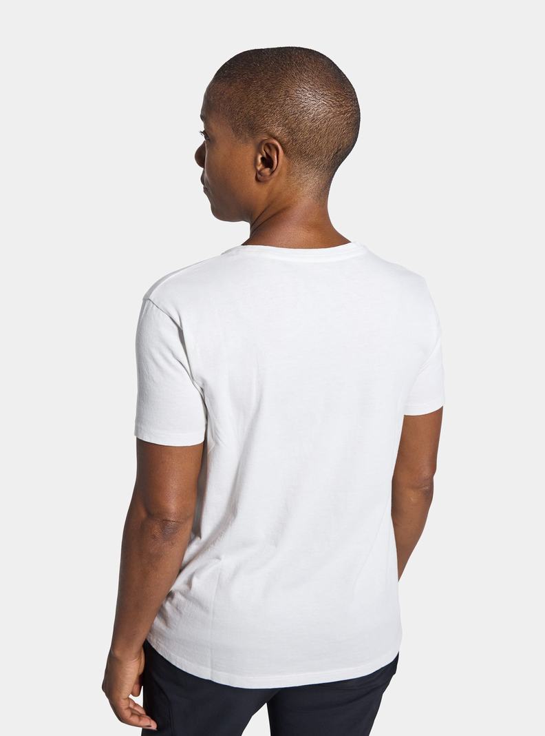 Burton Klassische Retro Kurzes Sleeve T-Shirts Damen Weiß | 562-TWOFMI