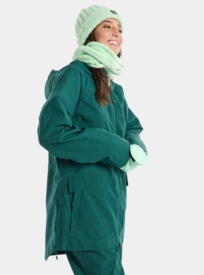 Burton Lalik 2L Snowboardjacke Damen Braun | 395-NTYURV