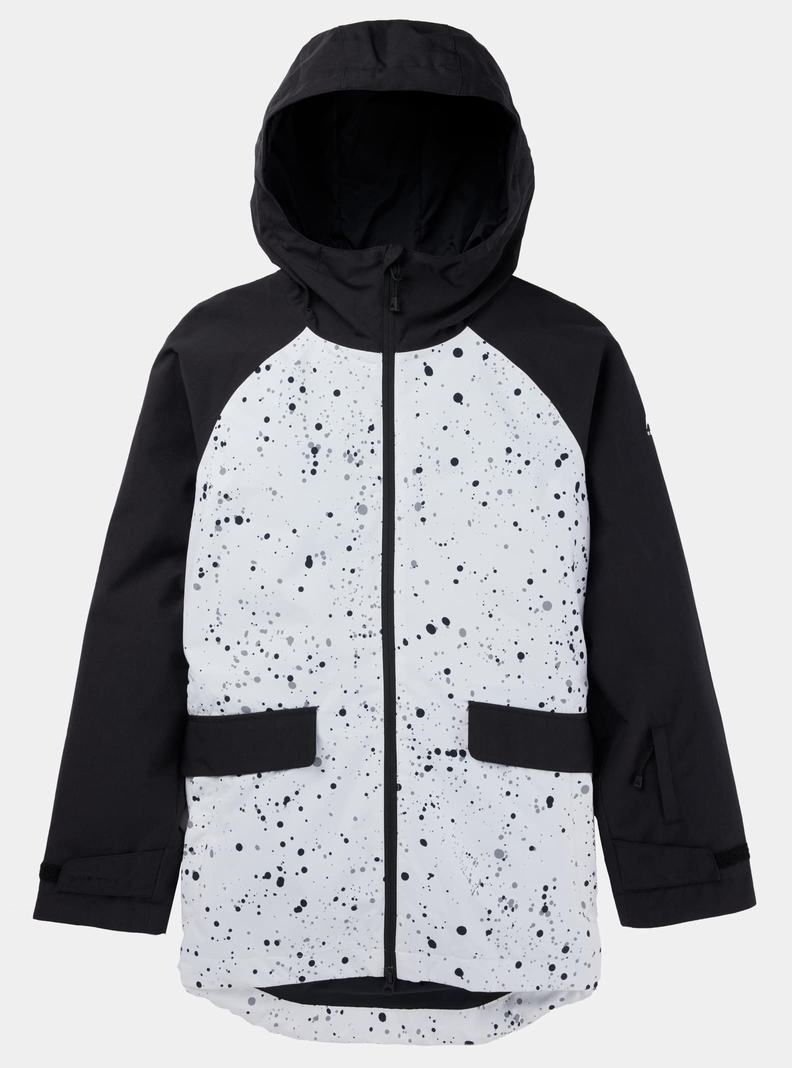 Burton Lalik 2L Snowboardjacke Damen Weiß Schwarz | 193-WVNHTA