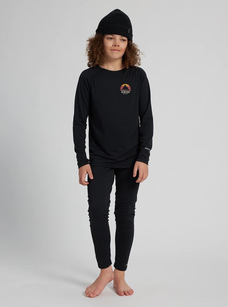 Burton Laufschuhe Base Layer Set Funktionswäsche Kinder Schwarz | 271-IHFTRE
