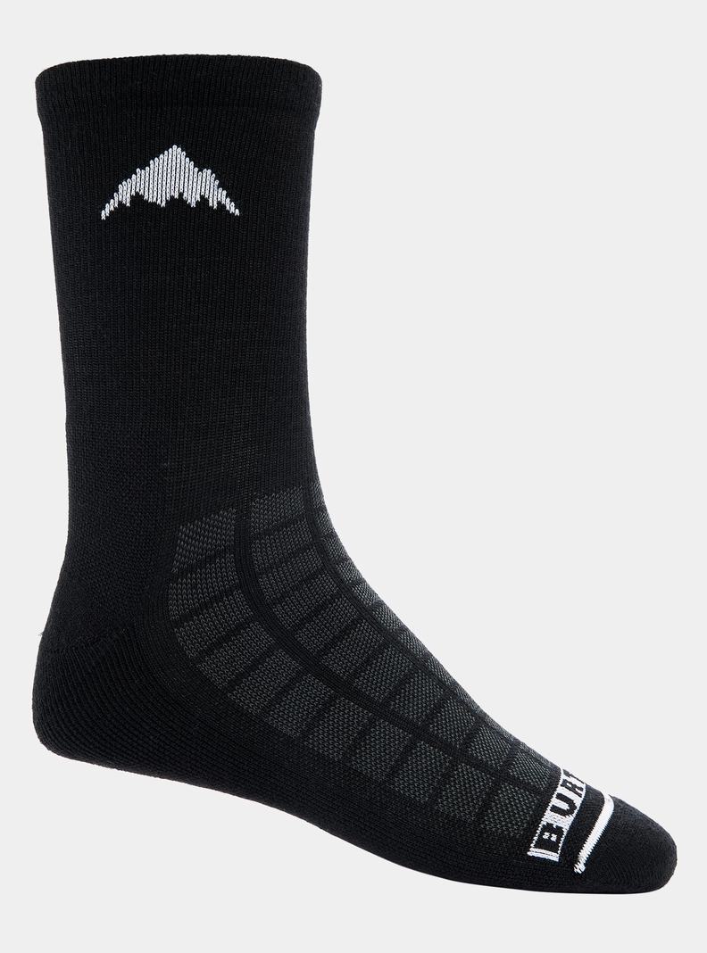Burton Laufschuhe Crew Socken Herren Schwarz | 132-ZMXBQT