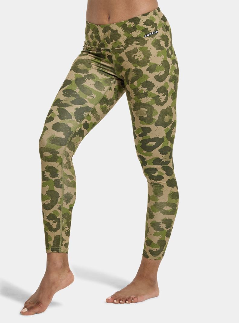Burton Laufschuhe X Base Layer Pants Funktionswäsche Damen Khaki Grün | 039-TAMNUZ