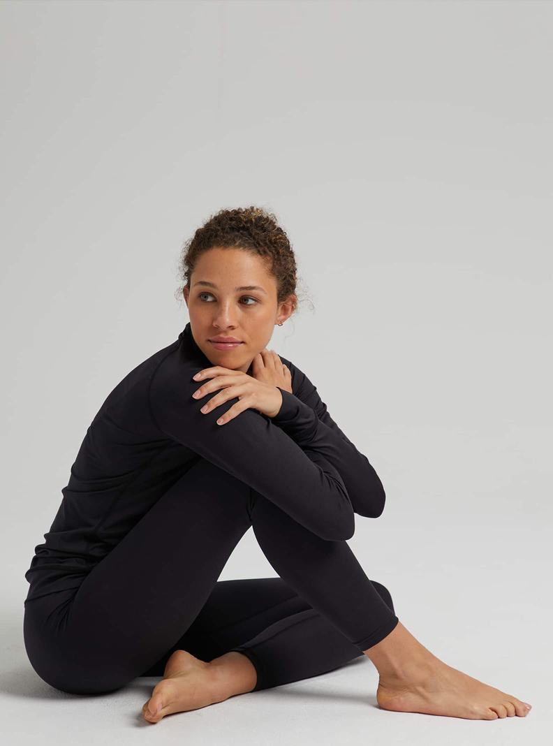 Burton Laufschuhe X Base Layer Pants Funktionswäsche Damen Schwarz | 579-GJZHIL