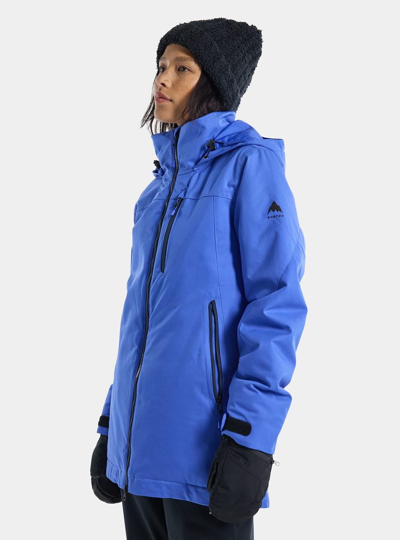 Burton Lelah 2L Snowboardjacke Damen Blau | 945-ZIGJBO