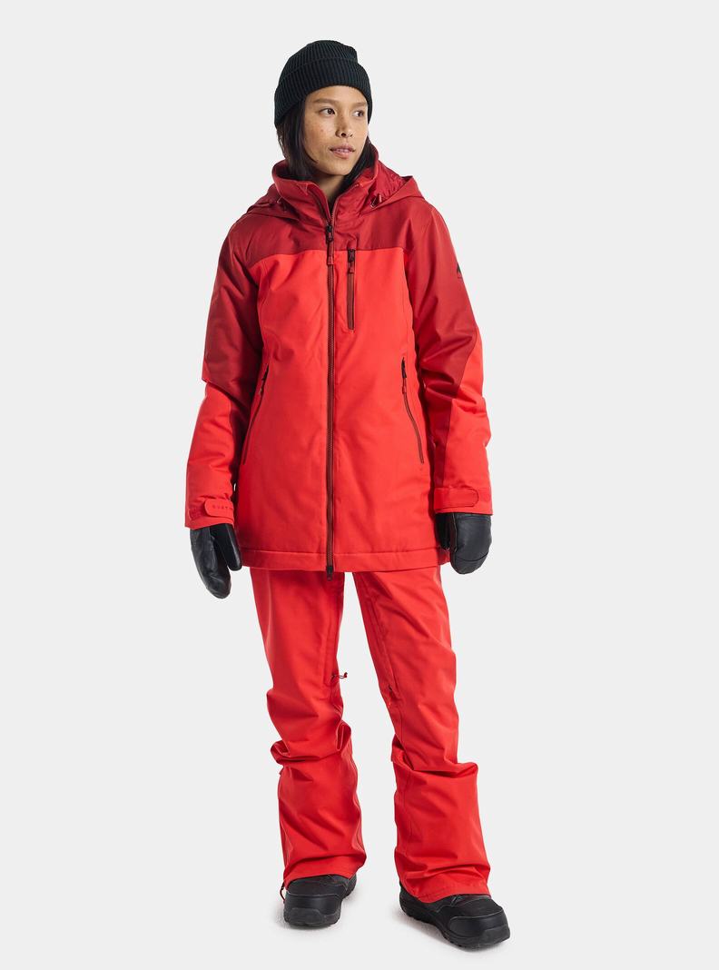 Burton Lelah 2L Snowboardjacke Damen Orange Rosa Rosa | 286-ADPXCB
