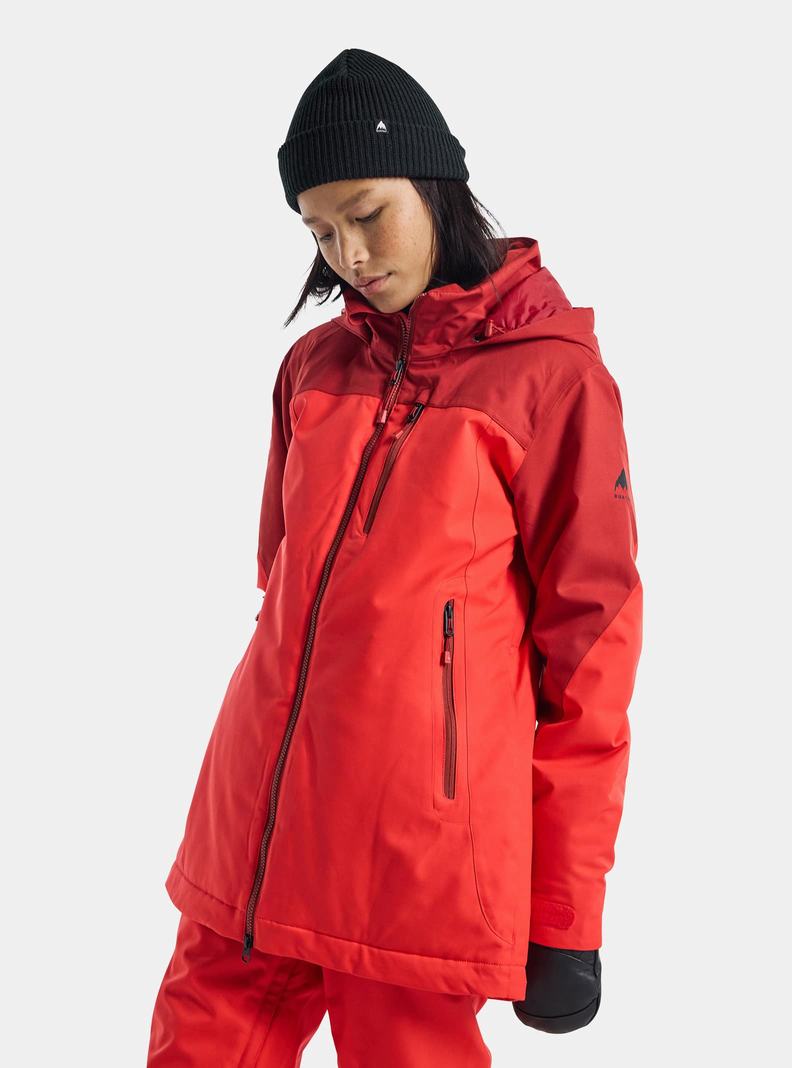 Burton Lelah 2L Snowboardjacke Damen Orange Rosa Rosa | 286-ADPXCB