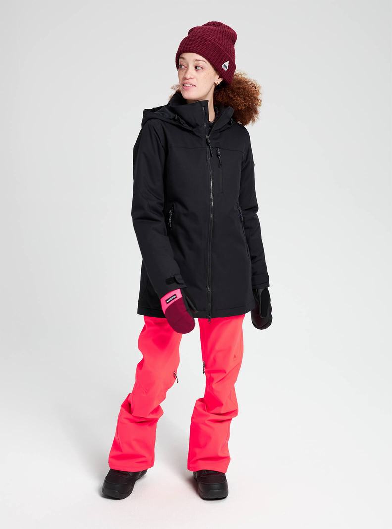 Burton Lelah 2L Snowboardjacke Damen Schwarz | 564-KEIUMX