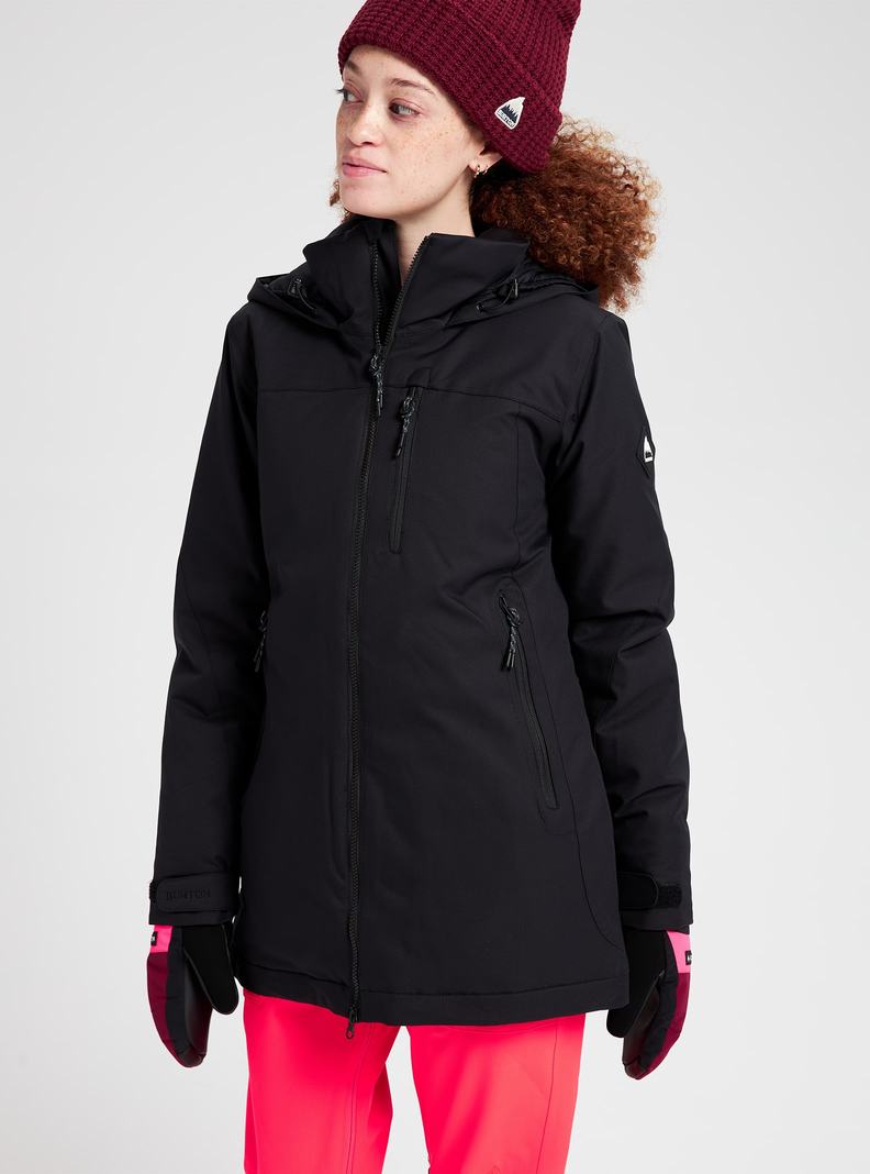 Burton Lelah 2L Snowboardjacke Damen Schwarz | 564-KEIUMX