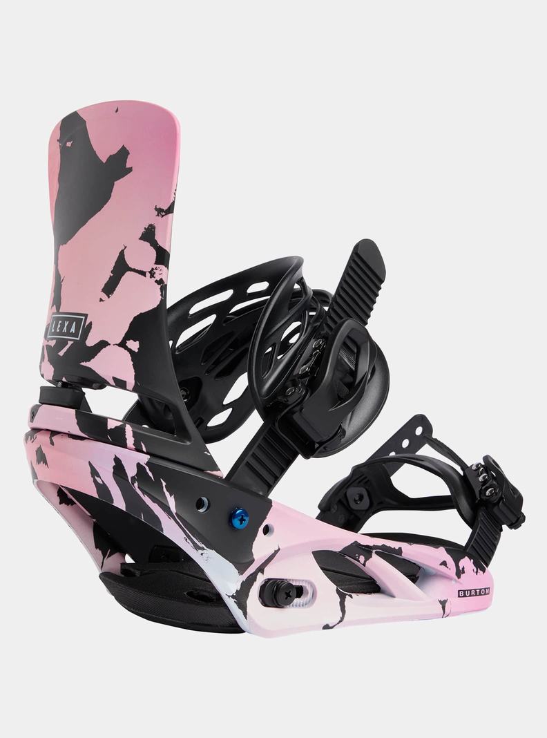 Burton Lexa Re:Flex Snowboard Bindung Damen Rosa Schwarz | 102-HBGTXM