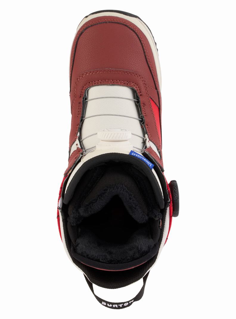 Burton Limelight BOA® Weite Snowboardboots Damen Bordeaux Beige | 803-RLPKFZ