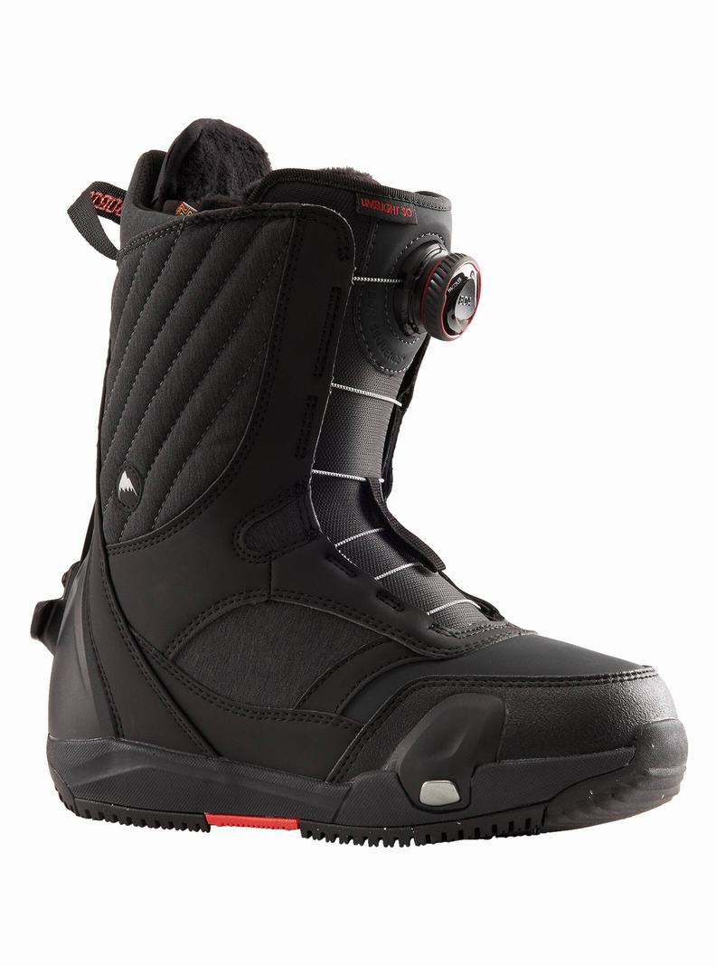 Burton Limelight Step On® - Weite Snowboardboots Damen Schwarz | 701-VEBFSX