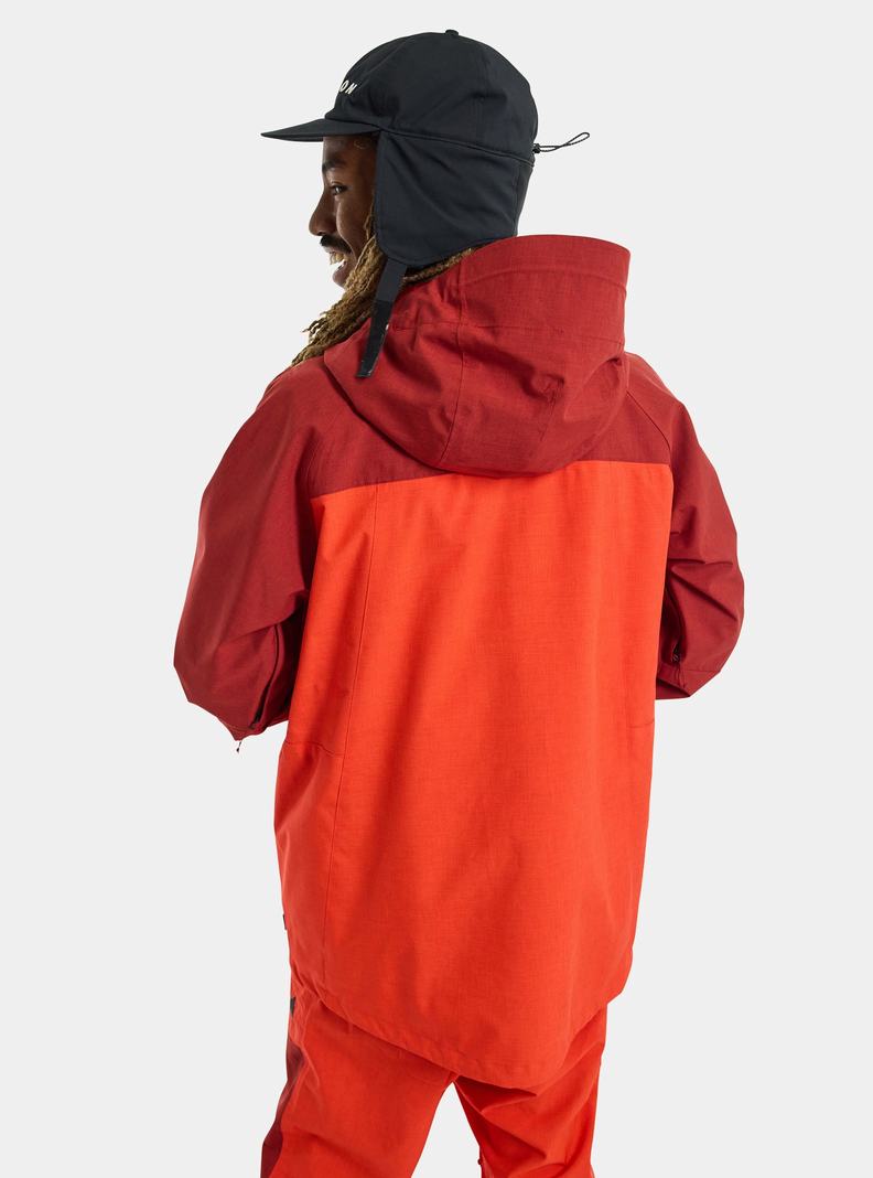 Burton Lodgepole 2L Snowboardjacke Herren Orange Rosa Rosa | 605-ATMEVL