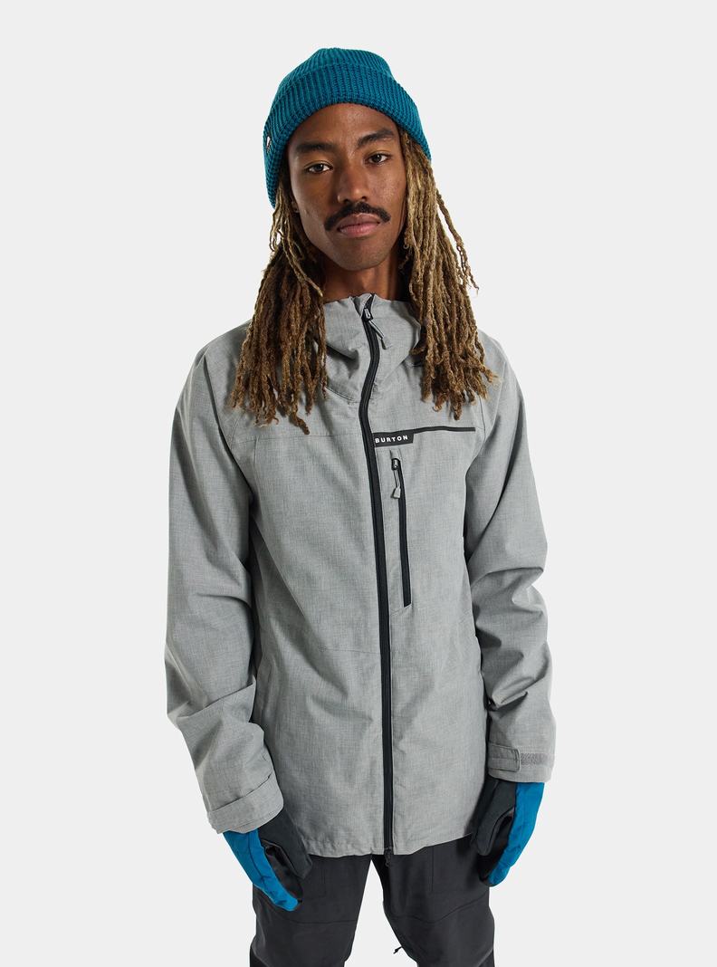Burton Lodgepole 2L Snowboardjacke Herren Grau | 836-DWYFOG