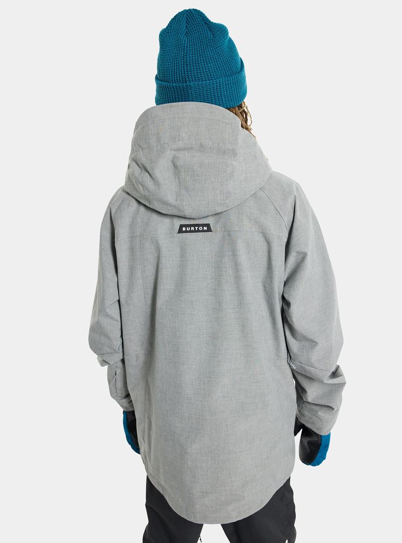 Burton Lodgepole 2L Snowboardjacke Herren Grau | 836-DWYFOG
