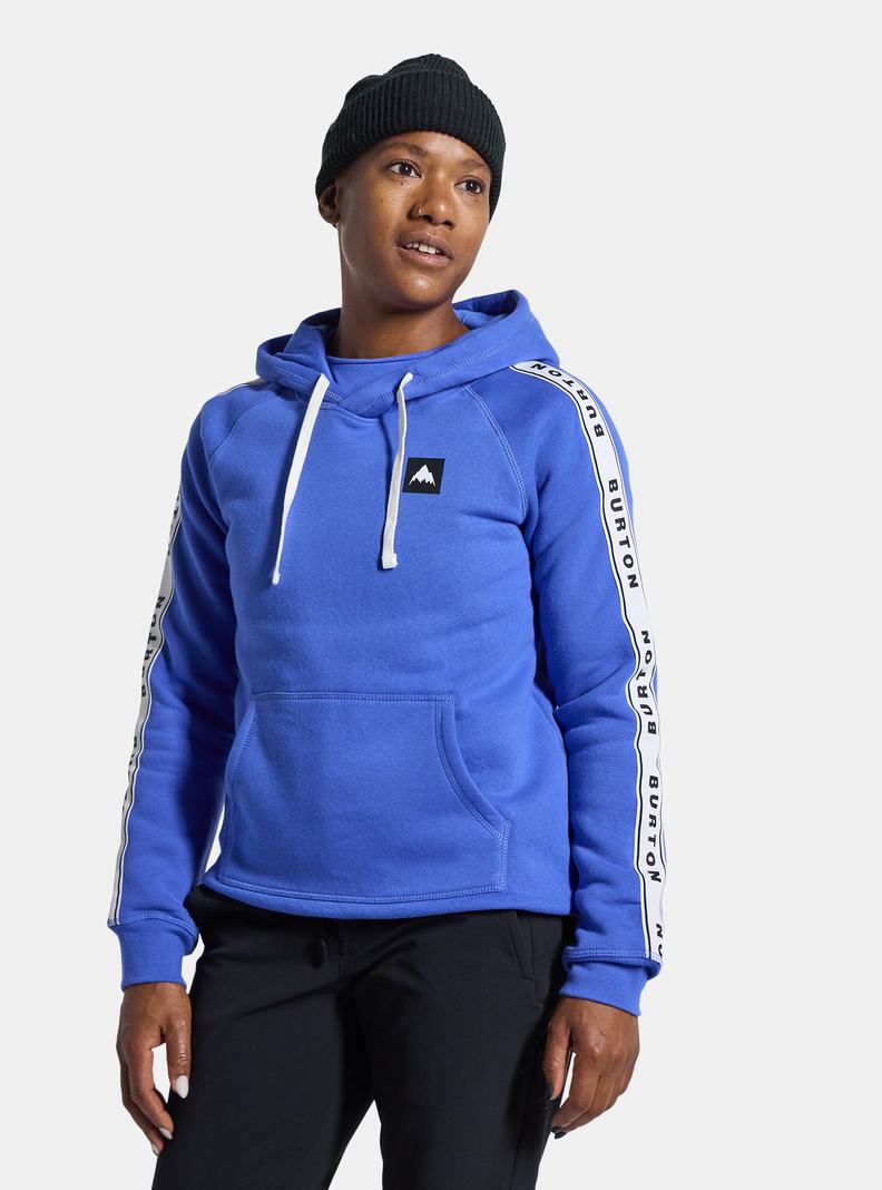 Burton Lost Things Pullover Hoodie Damen Blau | 291-CDRPTY