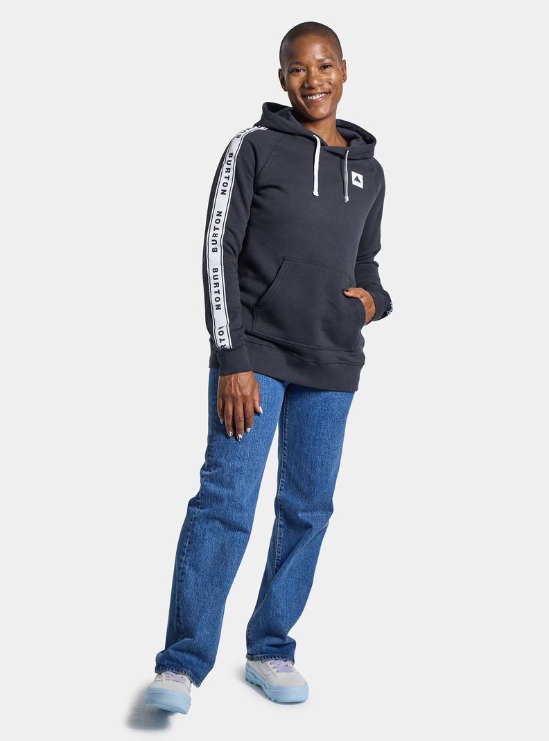 Burton Lost Things Pullover Hoodie Damen Schwarz | 921-NBWTRO