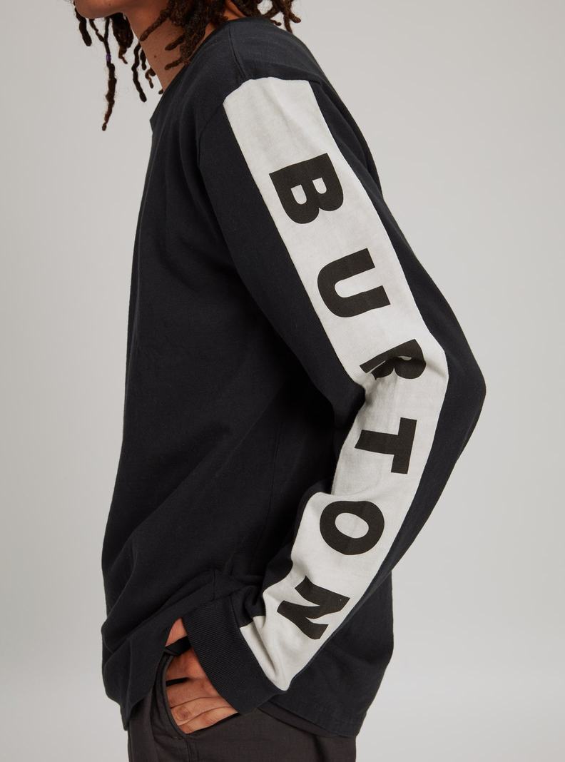 Burton Lowball Long Sleeve T-Shirts Herren Schwarz | 783-QZFBCM