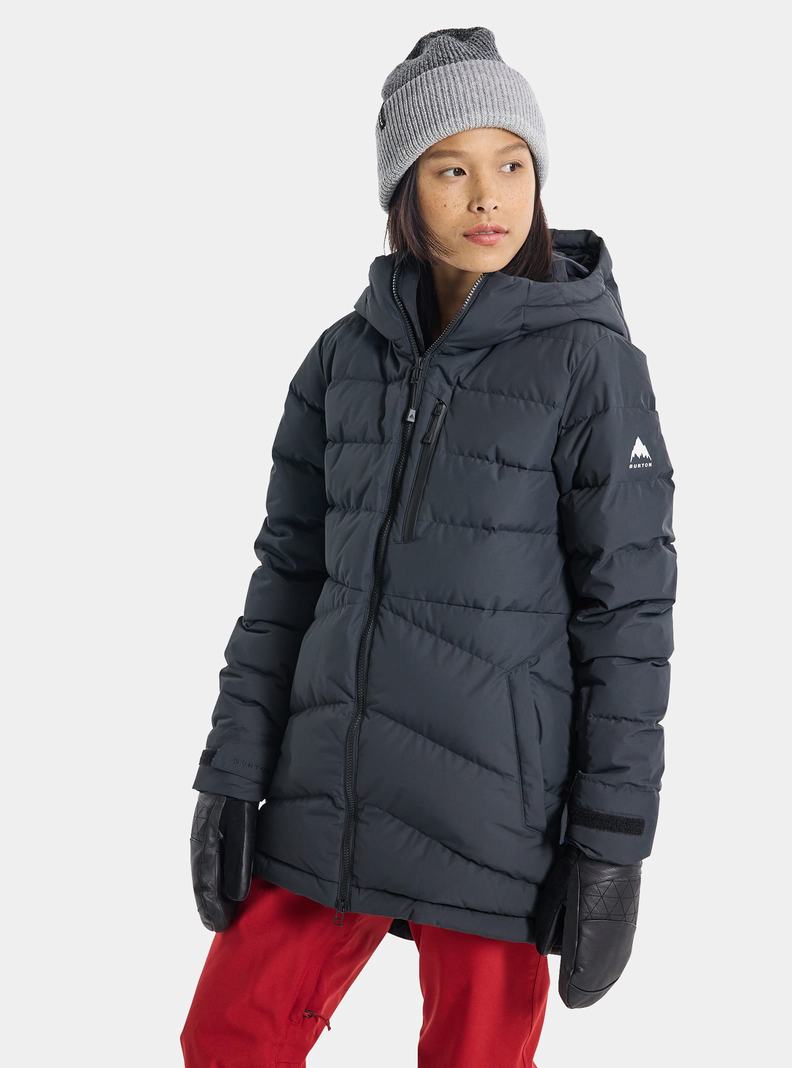 Burton Loyil Down Snowboardjacke Damen Schwarz | 734-GSOLQB