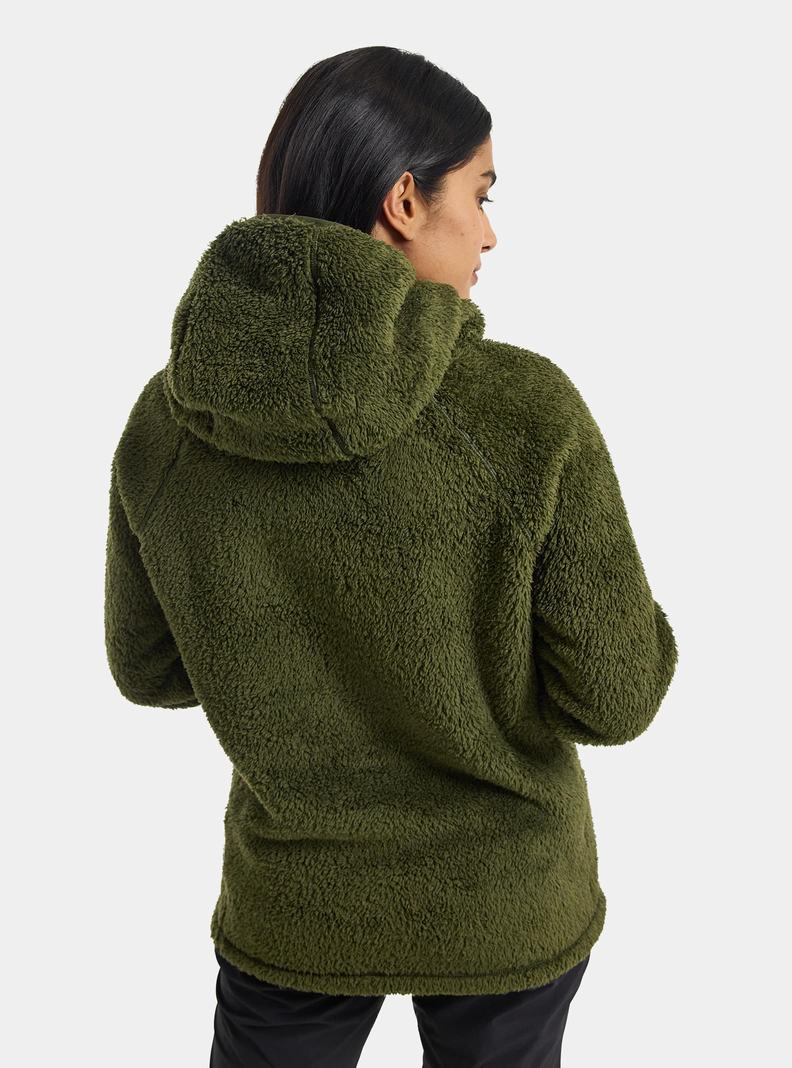Burton Lynx Pullover Fleece Sweatshirts Damen Tiefesgrün | 327-WEHRMJ