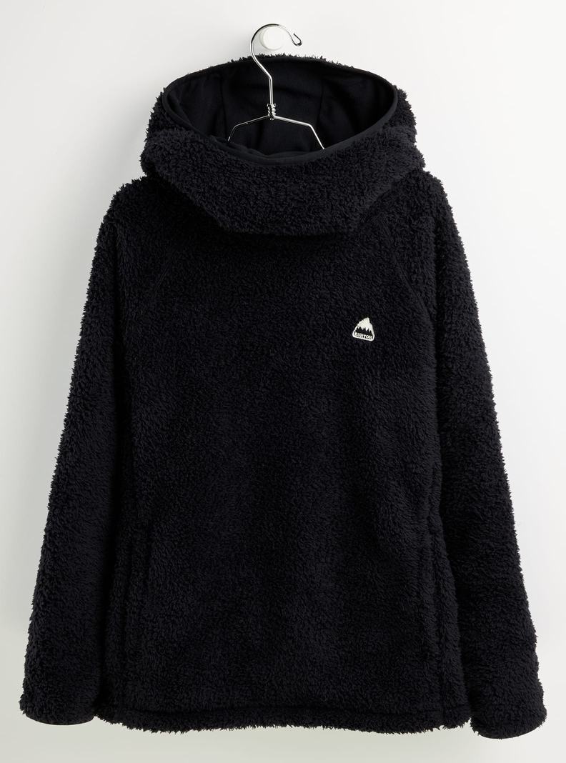 Burton Lynx Pullover Fleece Sweatshirts Damen Schwarz | 824-CHVEPJ