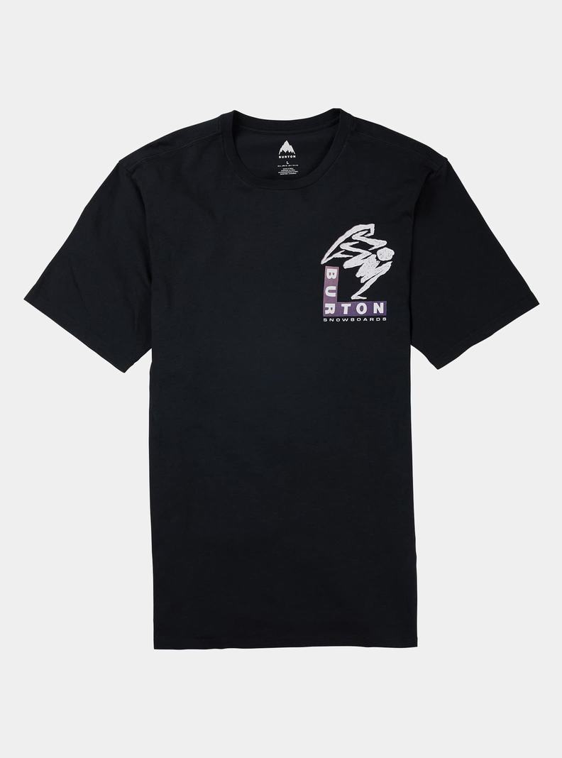 Burton Macatowa Kurzes Sleeve T-Shirts Herren Schwarz | 946-YKQNMI