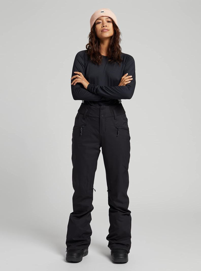Burton Marcy High Rise Stretch Snowboardhose Damen Schwarz | 509-SOQRLU
