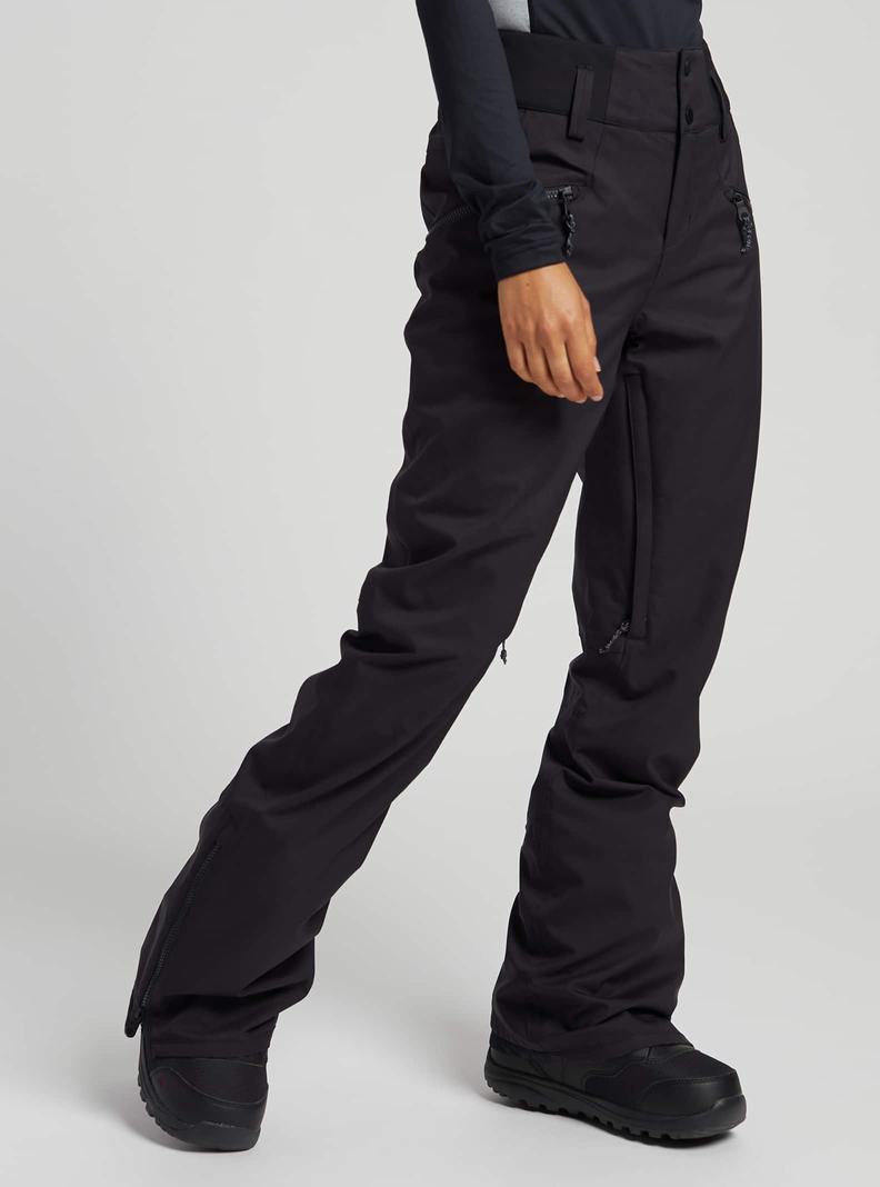 Burton Marcy High Rise Stretch Snowboardhose Damen Schwarz | 509-SOQRLU