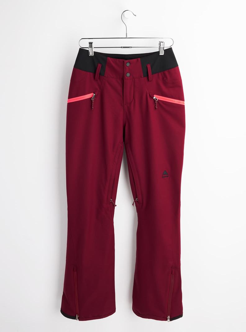 Burton Marcy High Rise Stretch Snowboardhose Damen Bordeaux | 608-ZVDCMF