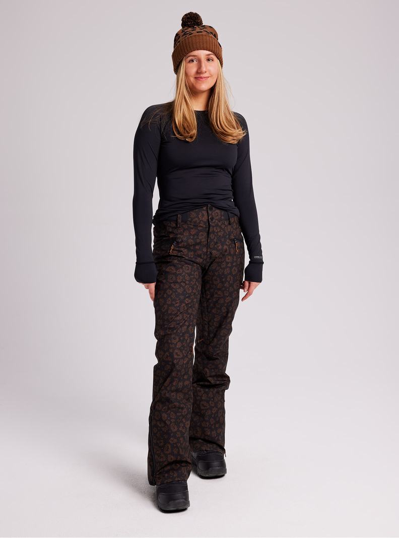 Burton Marcy High Rise Stretch Snowboardhose Damen Schwarz | 615-JDUWHL