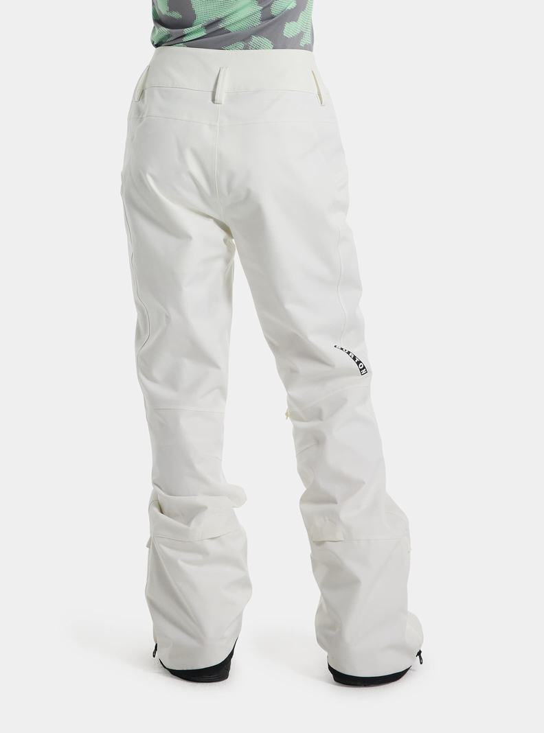 Burton Marcy High Rise Stretch Snowboardhose Damen Weiß | 763-TZANKI