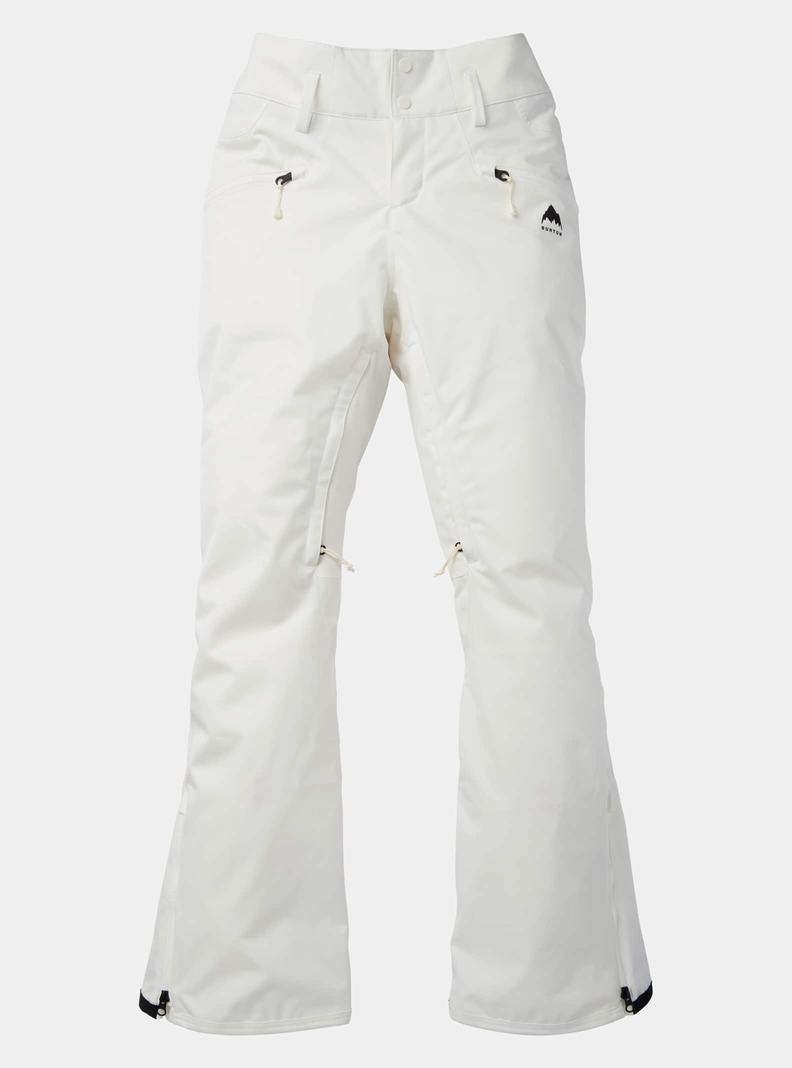 Burton Marcy High Rise Stretch Snowboardhose Damen Weiß | 763-TZANKI